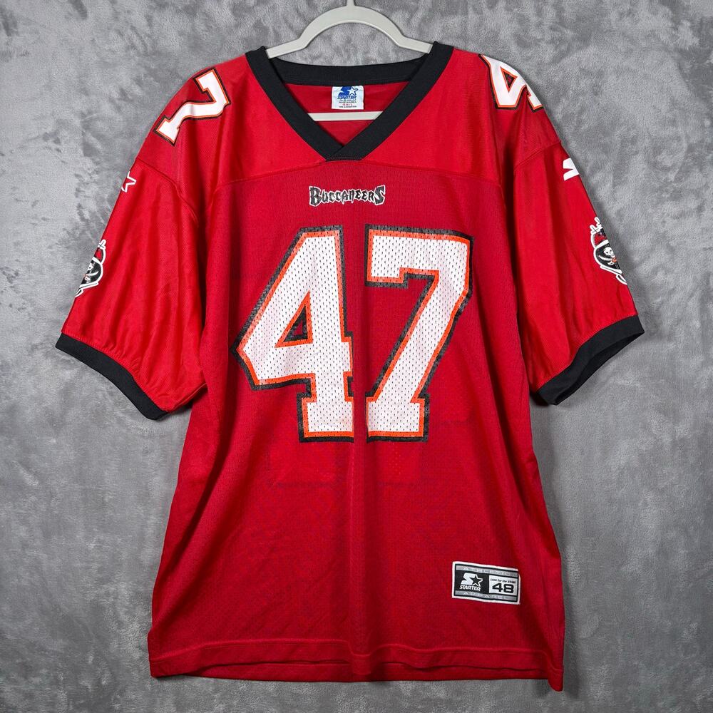 Vintage Starter Tampa Bay Buccaneers John Lynch #47 Jersey 48 L Korea